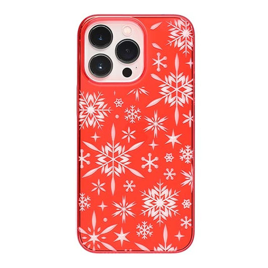 【Web限定】Air Jacket "kiriko" for iPhone 13 Pro 雪片 (紅)