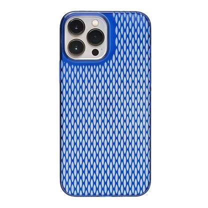 【Web限定】Air Jacket "kiriko" for iPhone 13 Pro Max 米つなぎ (瑠璃)