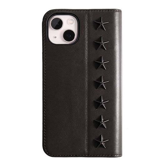 【Web限定】Premium Leather Studs Case for iPhone 13 (ブラウン)