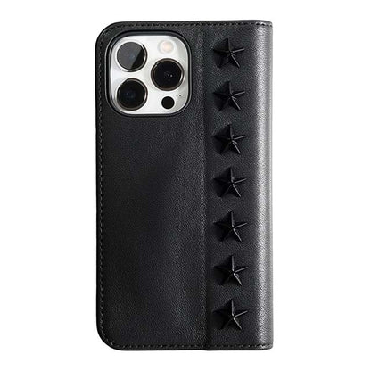 【Web限定】Premium Leather Studs Case for iPhone 13 Pro (ブラック)