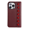 【Web限定】Premium Leather Studs Case for iPhone 13 Pro (レッド)