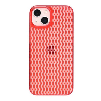 【Web限定】Air Jacket "kiriko" for iPhone 14 米つなぎ(紅)