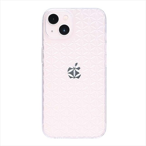 【Web限定】Air Jacket "kiriko" for iPhone 14 麻の葉つなぎ(クリア)