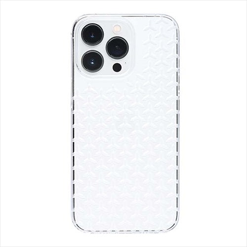 【Web限定】Air Jacket "kiriko" for iPhone 14 Pro 毘沙門亀甲(クリア)