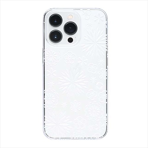 【Web限定】Air Jacket "kiriko" for iPhone 14 Pro 花(クリア)