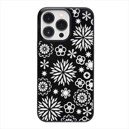 【Web限定】Air Jacket "kiriko" for iPhone 14 Pro 花(ピアノブラック)