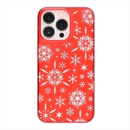 【Web限定】Air Jacket "kiriko" for iPhone 14 Pro 雪片(紅)