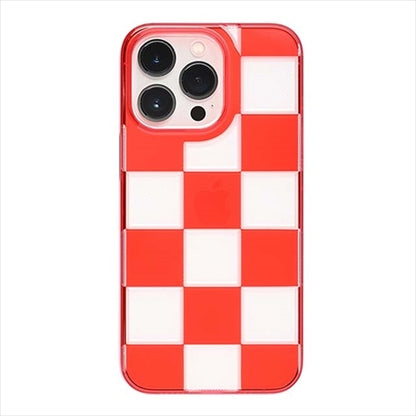 【Web限定】Air Jacket "kiriko" for iPhone 14 Pro Max 市松(紅)