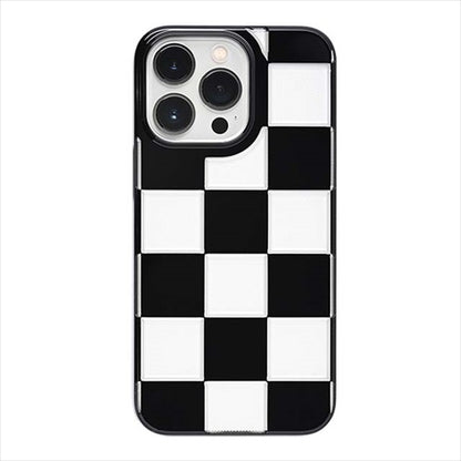 【Web限定】Air Jacket "kiriko" for iPhone 14 Pro Max 市松(ピアノブラック)