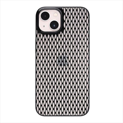 【Web限定】Air Jacket "kiriko" for iPhone 15 Plus 米つなぎ(ピアノブラック)