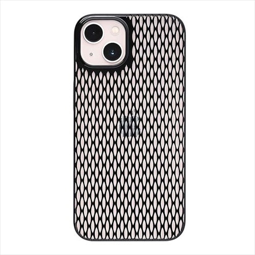 【Web限定】Air Jacket "kiriko" for iPhone 15 Plus 米つなぎ(ピアノブラック)