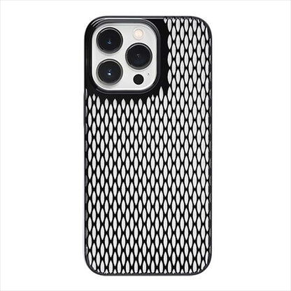 【Web限定】Air Jacket "kiriko" for iPhone 15 Pro Max 米つなぎ(ピアノブラック)