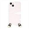 【Web限定】Air Jacket kiriko CB for iPhone 15 Plus 千代柄（扇）(ピュアホワイト)