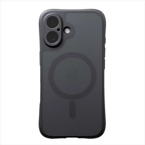 【WEB限定】Air Jacket STREAM for iPhone 16(Black  matte)