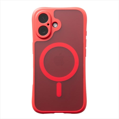 【WEB限定】Air Jacket STREAM for iPhone 16(Red  matte)