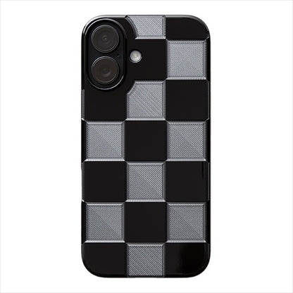 【Web限定】Air Jacket "kiriko" for iPhone 16 市松(ピアノブラック)