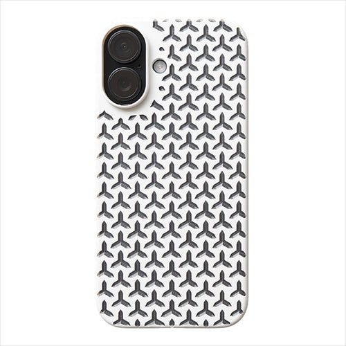 【Web限定】Air Jacket "kiriko" for iPhone 16 毘沙門亀甲(ピュアホワイト)