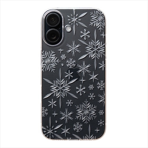 【Web限定】Air Jacket "kiriko" for iPhone 16 雪片(クリア)