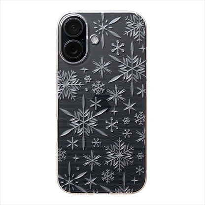 【Web限定】Air Jacket "kiriko" for iPhone 16 雪片(クリア)