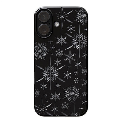 【Web限定】Air Jacket "kiriko" for iPhone 16 雪片(ピアノブラック)