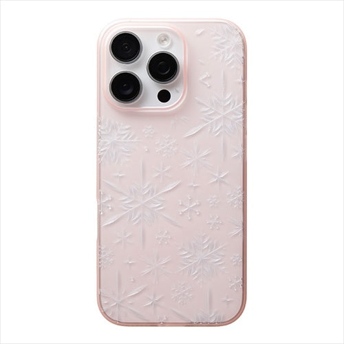 【Web限定】Air Jacket "kiriko" for iPhone 16 Pro 雪片(クリアピンク)