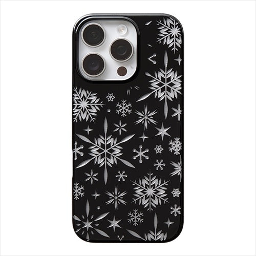 【Web限定】Air Jacket "kiriko" for iPhone 16 Pro 雪片(ピアノブラック)