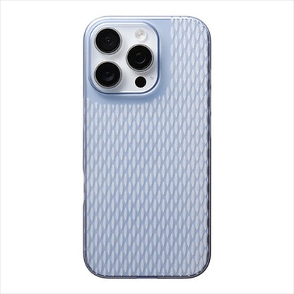 【Web限定】Air Jacket "kiriko" for iPhone 16 Pro 米つなぎ(クリアネイビー)