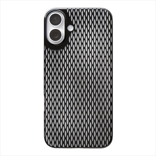 【Web限定】Air Jacket "kiriko" for iPhone 16 Plus 米つなぎ(ピアノブラック)