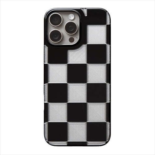 【Web限定】Air Jacket "kiriko" for iPhone 16 Pro Max 市松(ピアノブラック)