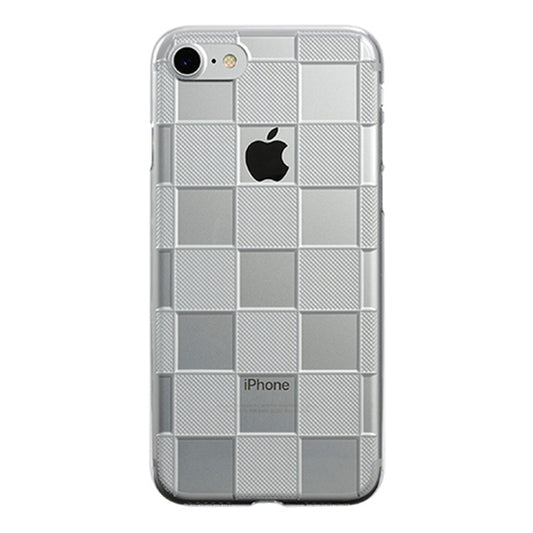 【Web限定】AIR JACKET ”kiriko” for iPhone8/7  市松(クリア)