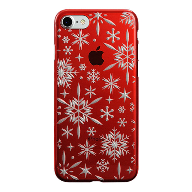 【Web限定】AIR JACKET ”kiriko” for iPhone8/7  雪片(紅)