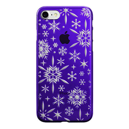 【Web限定】AIR JACKET ”kiriko” for iPhone8/7  雪片(葡萄)