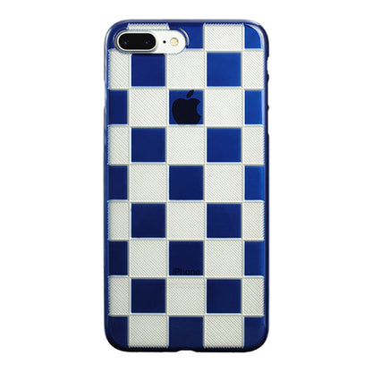 【Web限定】AIR JACKET ”kiriko” for iPhone8 Plus/7 Plus 市松(藍)