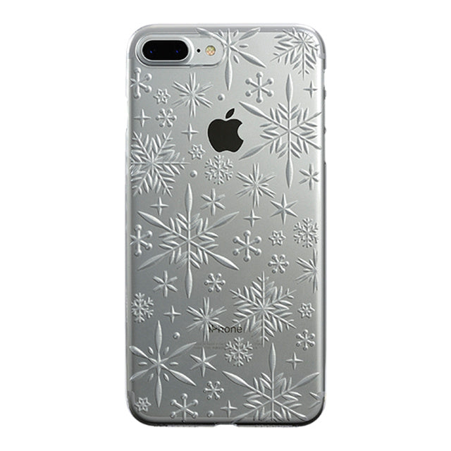 【Web限定】AIR JACKET ”kiriko” for iPhone8 Plus/7 Plus 雪片(クリア)