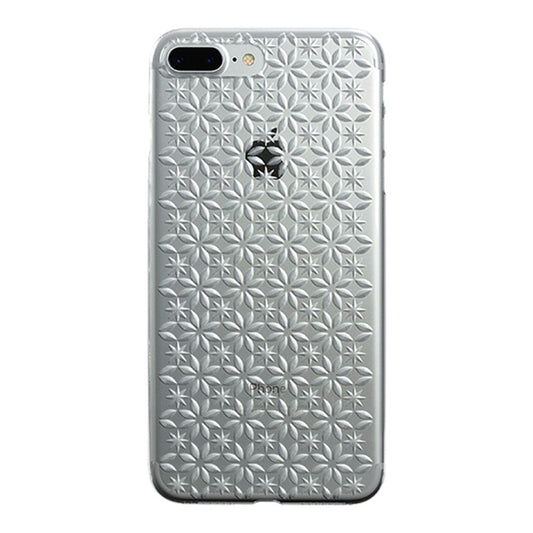 【Web限定】AIR JACKET ”kiriko” for iPhone8 Plus/7 Plus 風車に星(クリア)