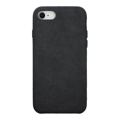 Ultrasuede(R) Air jacket for iPhone8/7 (Asphalt)