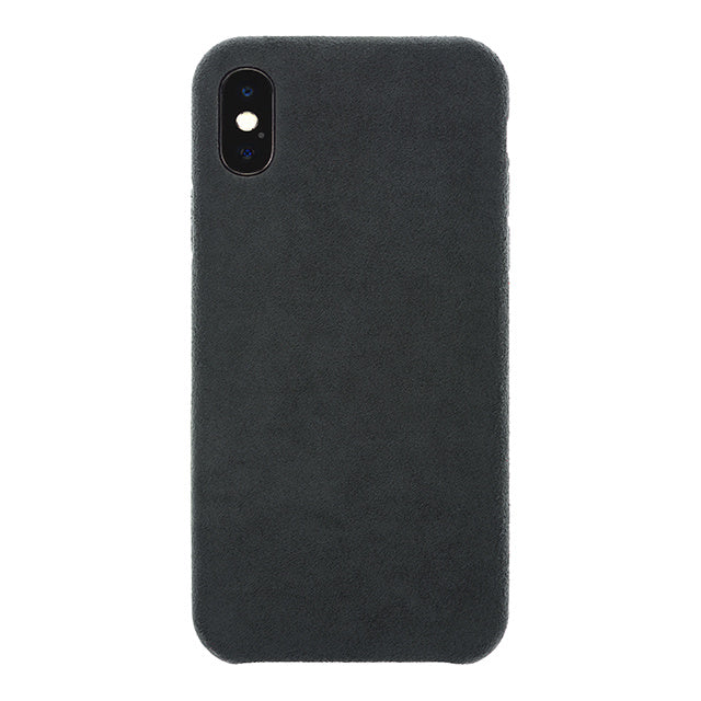 Ultrasuede(R) Air Jacket for iPhone XS/X (Asphalt)