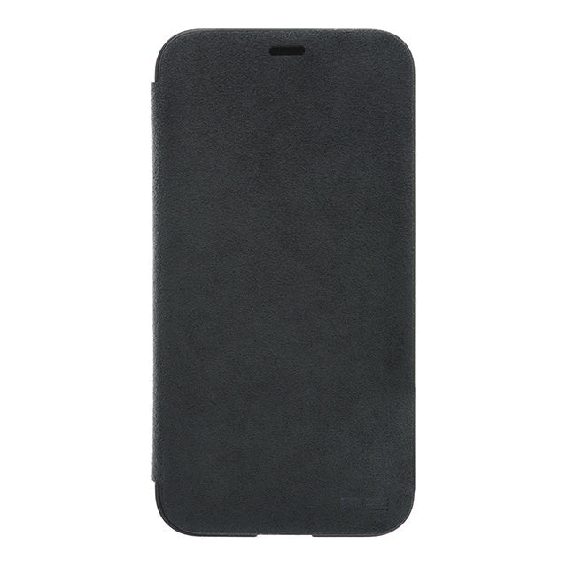 Ultrasuede(R) Flip Case for iPhone X (Asphalt)