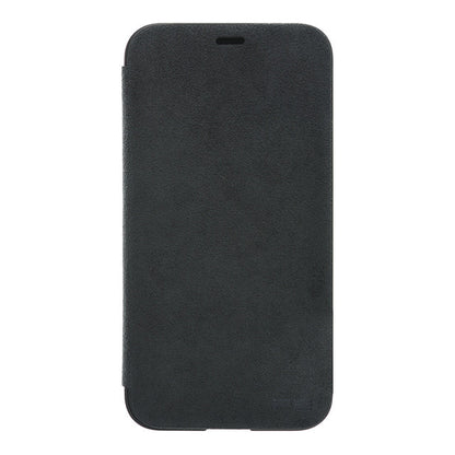 Ultrasuede(R) Flip Case for iPhone X (Asphalt)