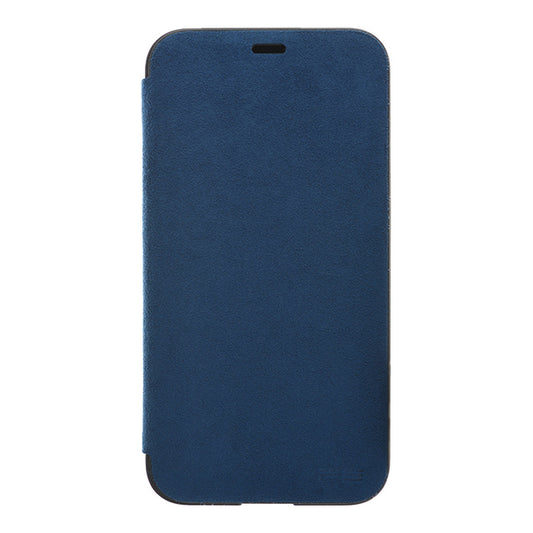 Ultrasuede(R) Flip Case for iPhone X (Blue)