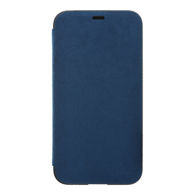 Ultrasuede(R) Flip Case for iPhone X (Blue)