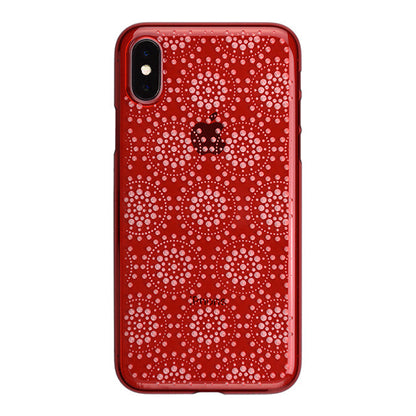 【Web限定】AIR JACKET ”kiriko” for iPhone X 万華鏡 (紅)