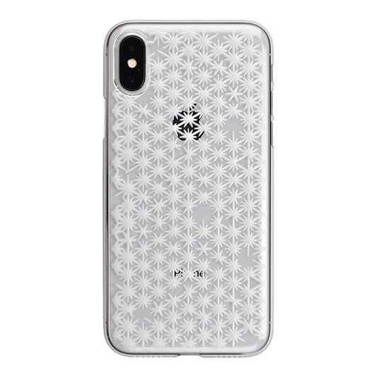 【Web限定】AIR JACKET ”kiriko” for iPhone X 麻の葉崩し (クリア)