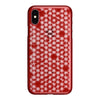 【Web限定】AIR JACKET ”kiriko” for iPhone X 麻の葉崩し (紅)