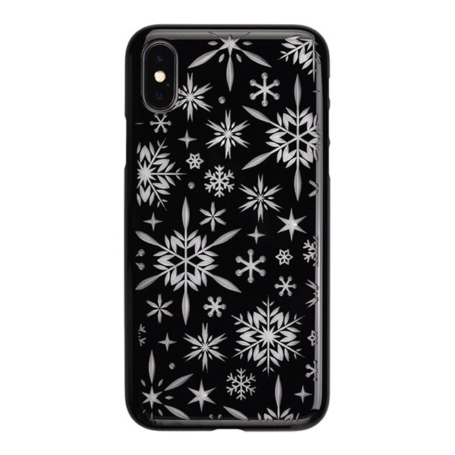 【Web限定】AIR JACKET ”kiriko” for iPhone X 雪片 (ピアノブラック)