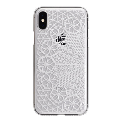 【Web限定】AIR JACKET ”kiriko” for iPhone X 花車 (クリア)