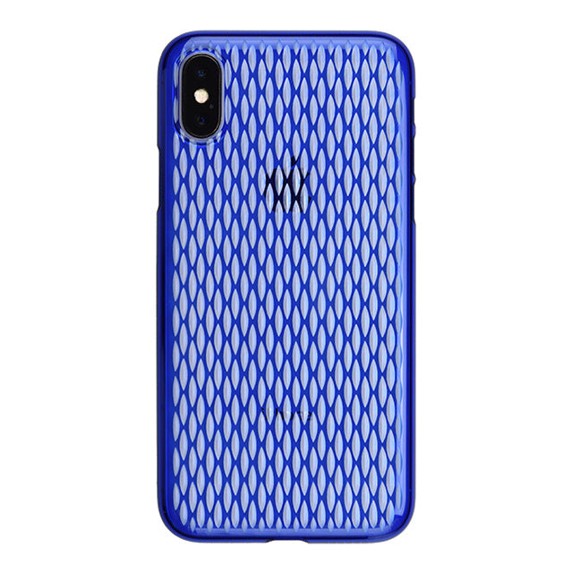 【Web限定】AIR JACKET ”kiriko” for iPhone X 米つなぎ (瑠璃)