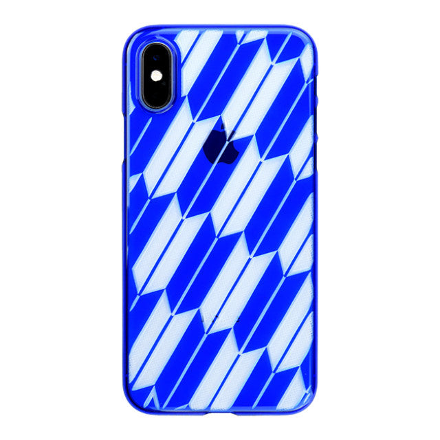 【Web限定】Air Jacket “kiriko” for iPhone XS 矢絣 瑠璃