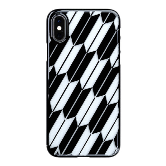 【Web限定】Air Jacket “kiriko” for iPhone XS 矢絣 ピアノブラック