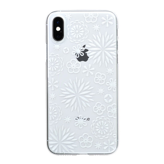 【Web限定】Air Jacket “kiriko” for iPhone XS 花 クリア